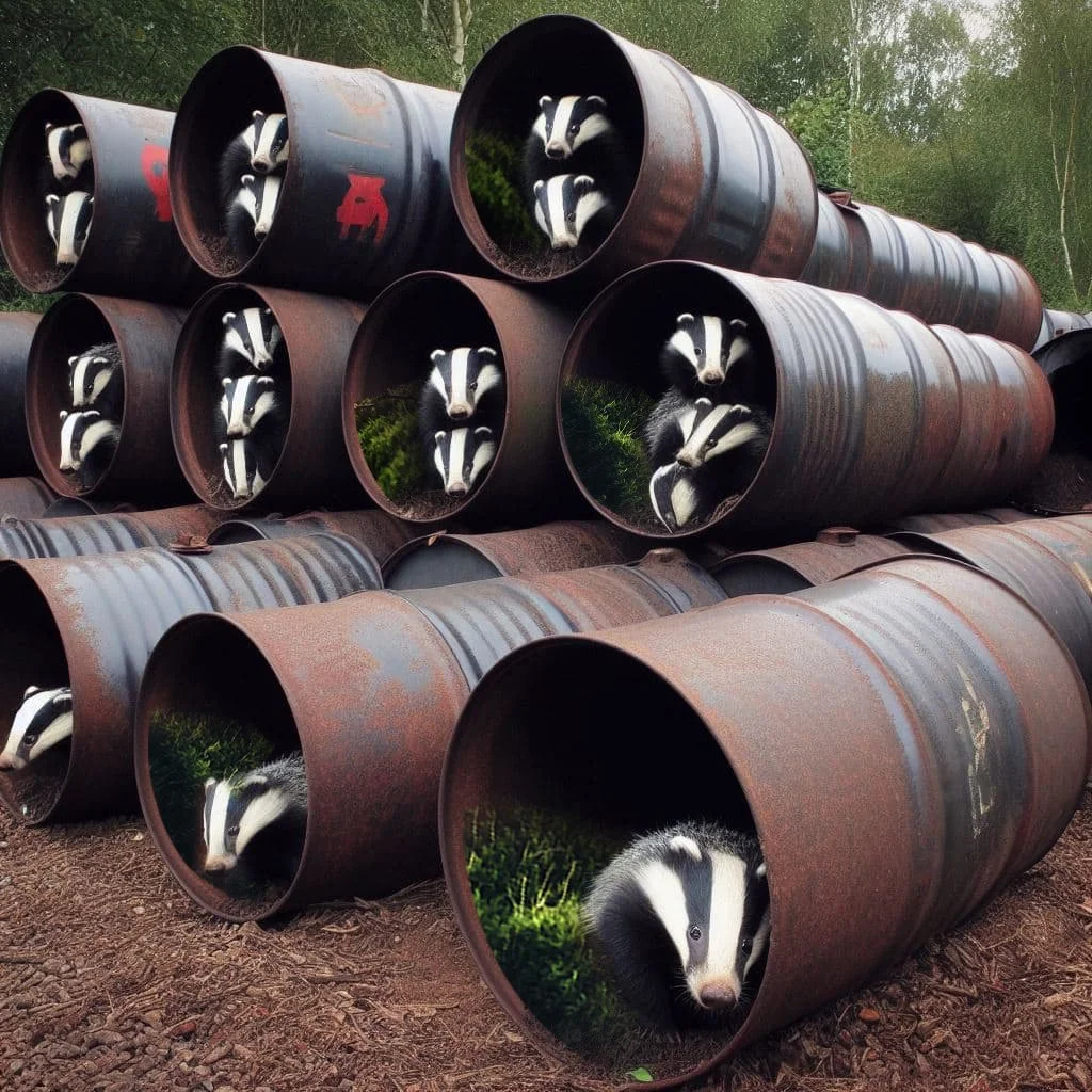 Atmospheric upcycles oil barrels to create “Badger Bungalows”
